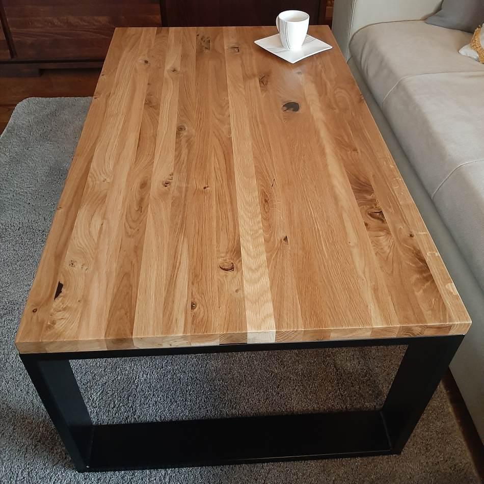 Loftowe stoliki kawowe.